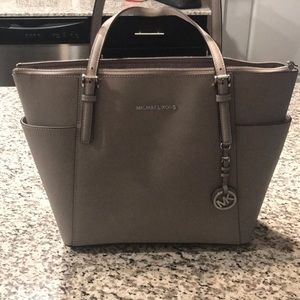 Grey Michael Kors Purse